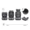 Kinderkraft Comfort UP 2 PLUS autokrēsliņš bērniem 76-150cm krāsa Grey