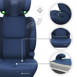 Kinderkraft Comfort UP 2 PLUS autokrēsliņš bērniem 76-150cm krāsa Navy