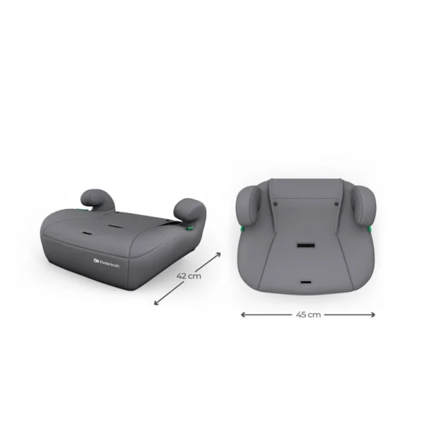 Kinderkraft Comfort UP 2 PLUS autokrēsliņš bērniem 76-150cm krāsa Grey