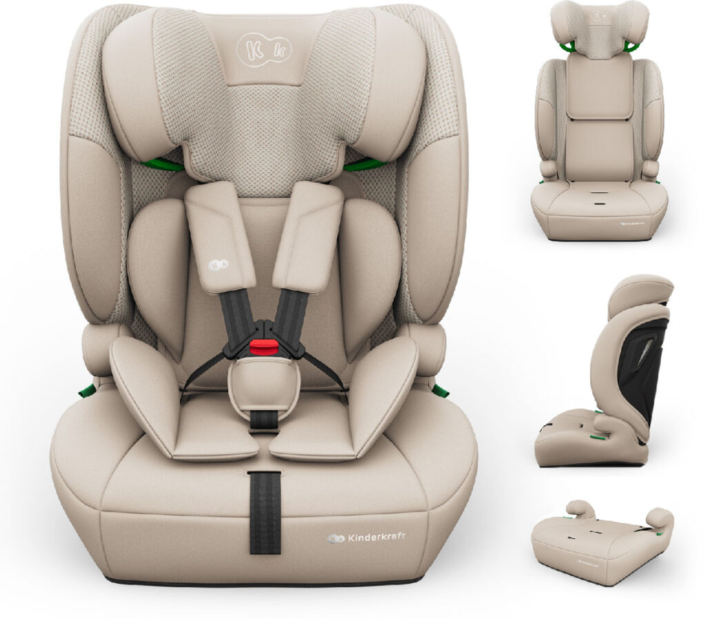 Kinderkraft Comfort UP 2 PLUS autokrēsliņš bērniem 76-150cm krāsa Beige