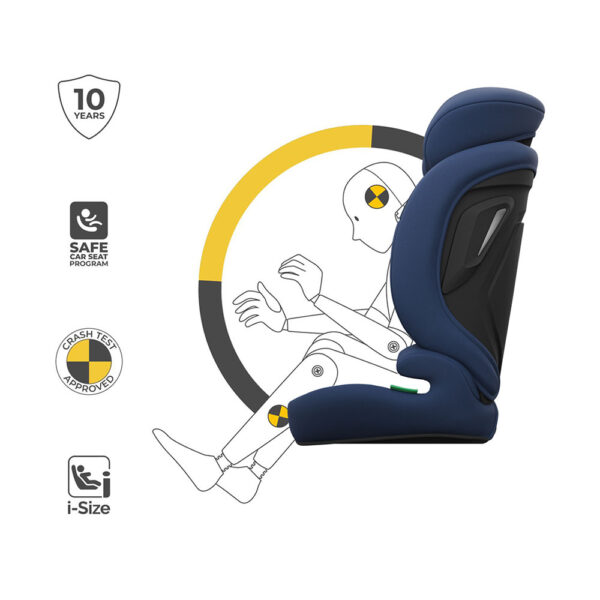 Kinderkraft Comfort UP 2 PLUS autokrēsliņš bērniem 76-150cm krāsa Navy