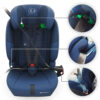 Kinderkraft Comfort UP 2 PLUS autokrēsliņš bērniem 76-150cm krāsa Navy