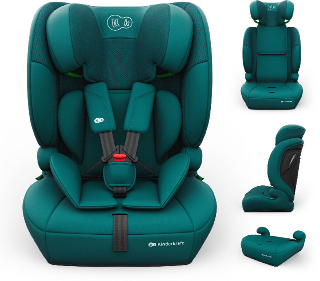 Kinderkraft Comfort UP 2 PLUS autokrēsliņš bērniem 76-150cm krāsa Green