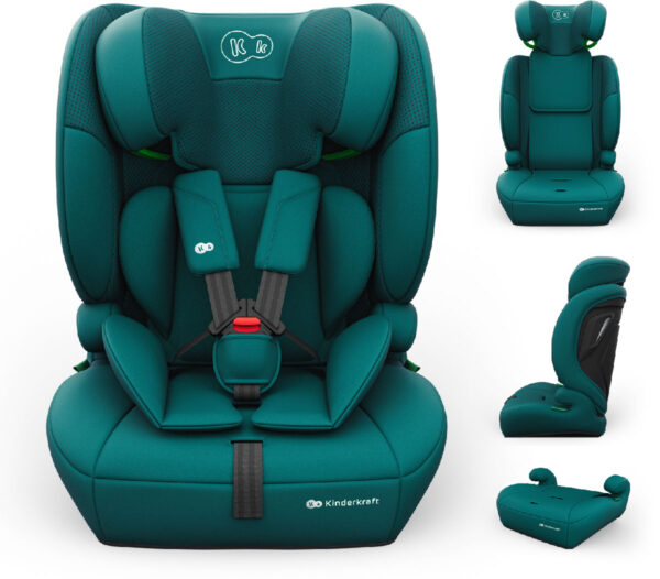 Kinderkraft Comfort UP 2 PLUS autokrēsliņš bērniem 76-150cm krāsa Green