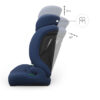 Kinderkraft Comfort UP 2 PLUS autokrēsliņš bērniem 76-150cm krāsa Navy