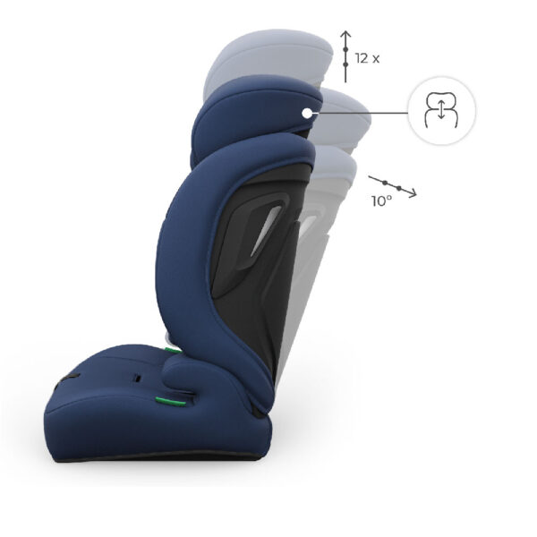 Kinderkraft Comfort UP 2 PLUS autokrēsliņš bērniem 76-150cm krāsa Navy