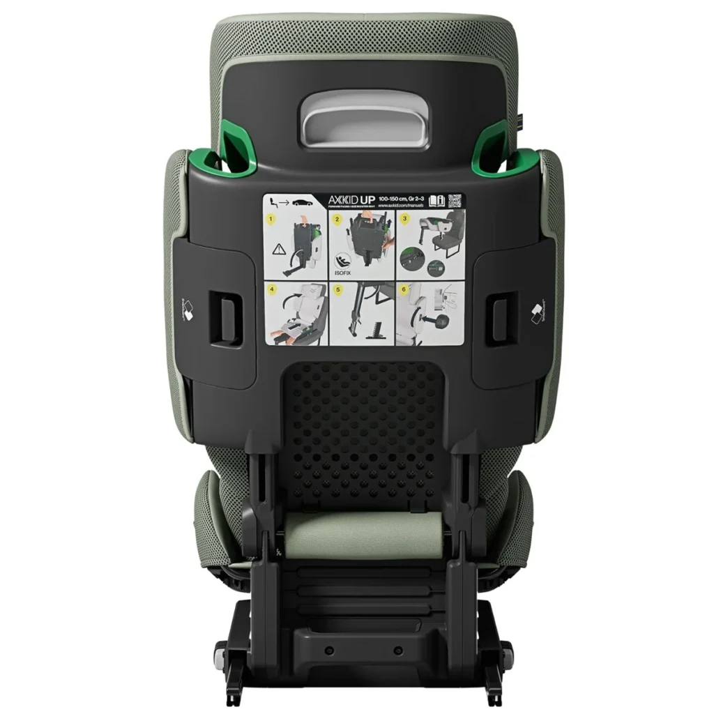 Axkid UP autokrēsliņš bērniem 100-150cm krāsa Nordic Bloom Green