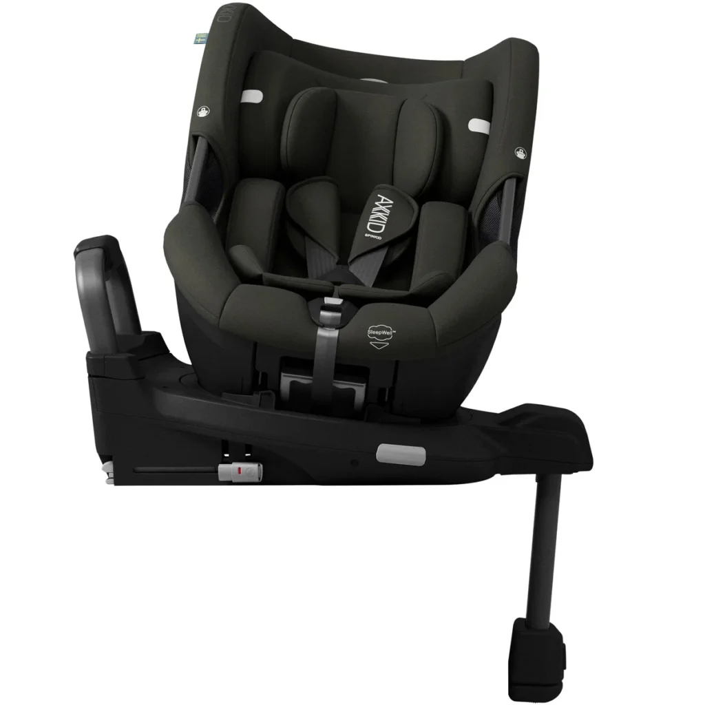 Axkid SpinKid 2 rotējošs atpakaļskata autokrēsliņš bērniem 40-105cm krāsa Forest Moss Green