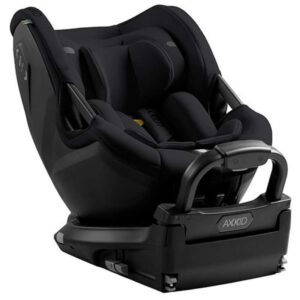 Axkid SpinKid 2 rotējošs atpakaļskata autokrēsliņš bērniem 40-105cm krāsa Coastal Storm Black