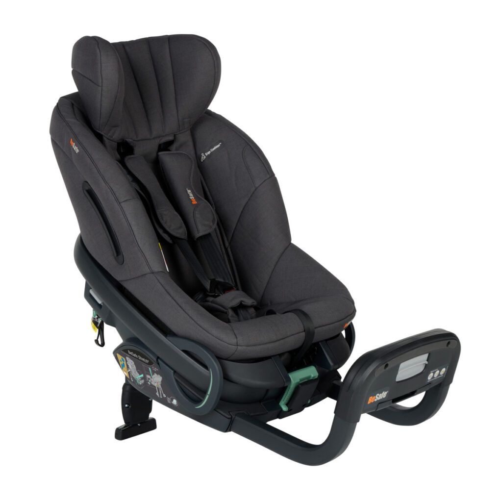 BeSafe Stretch 2 pretskata autokrēsliņš bērniem 61-125cm krāsa Dark Grey Melange