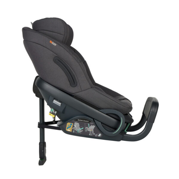 BeSafe Stretch 2 pretskata autokrēsliņš bērniem 61-125cm krāsa Dark Grey Melange