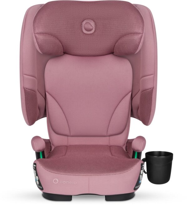 Lionelo ORIN I-Size salokāms autokrēsliņš bērniem 100-150cm krāsa Pink Mauve