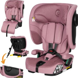 Lionelo Nelly I-Size salokāms autokrēsliņš bērniem 76-150cm krāsa Pink Mauve