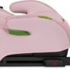 Lionelo Luuk Isofix I-Size auto paliktnis bērniem 125-150cm ar krūzīšu turētāju krāsa Pink Baby