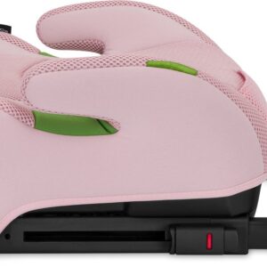 Lionelo Luuk Isofix I-Size auto paliktnis bērniem 125-150cm ar krūzīšu turētāju krāsa Pink Baby