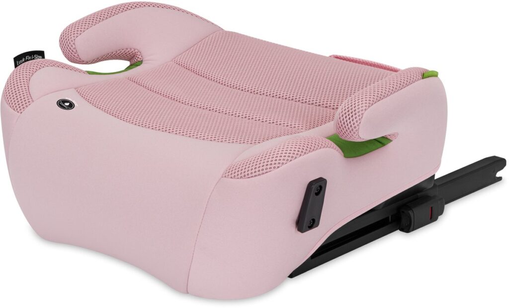Lionelo Luuk Isofix I-Size auto paliktnis bērniem 125-150cm ar krūzīšu turētāju krāsa Pink Baby