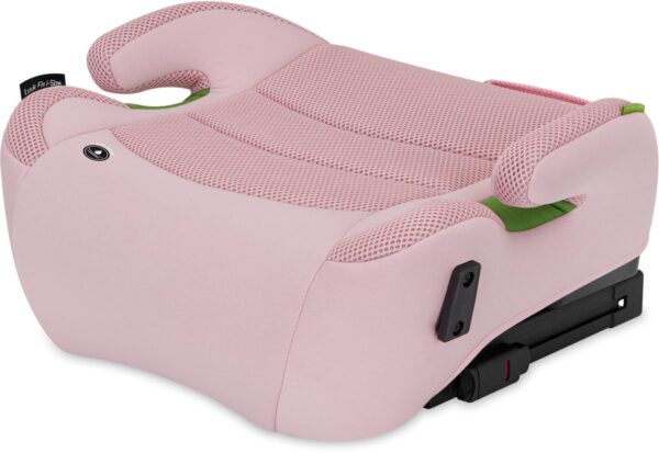 Lionelo Luuk Isofix I-Size auto paliktnis bērniem 125-150cm ar krūzīšu turētāju krāsa Pink Baby