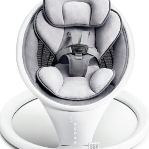 Munchkin Baby Swing elektronisks mazuļu šūpoļkrēsliņš krāsa White/Grey