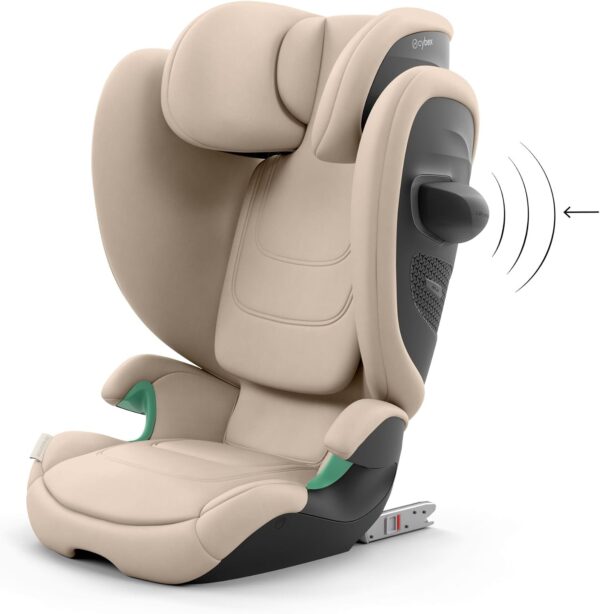 Cybex Solution G2 I-Fix autokrēsliņš bērniem 100-150cm krāsa Almond Beige
