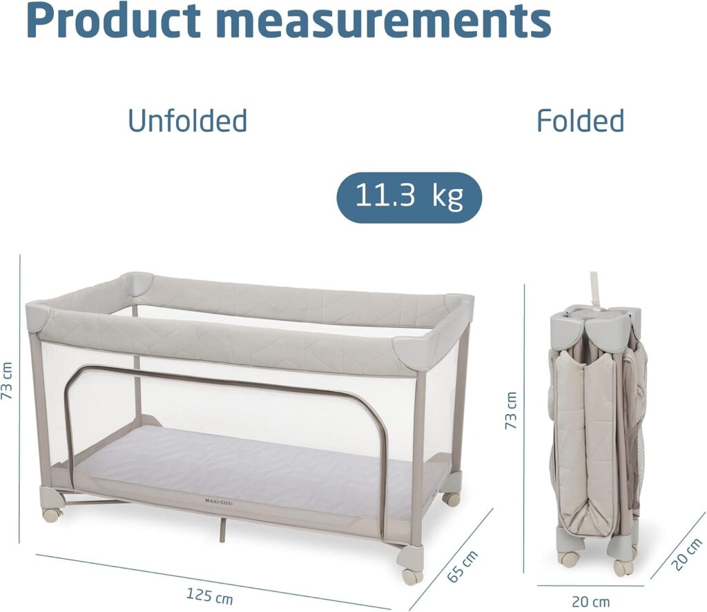 Maxi Cosi MERLIN bērnu ceļojuma gultiņa krāsa ELEGANCE BEIGE