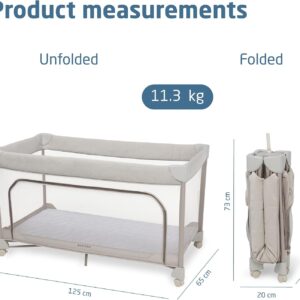Maxi Cosi MERLIN bērnu ceļojuma gultiņa krāsa ELEGANCE BEIGE