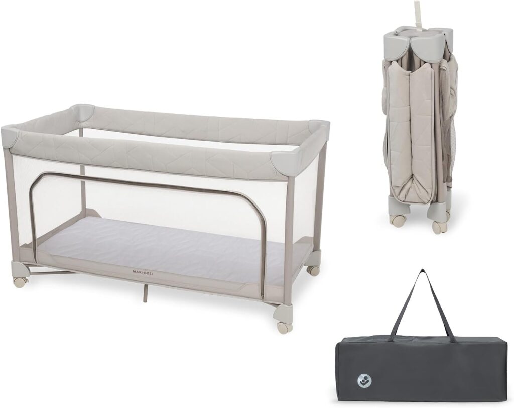 Maxi Cosi MERLIN bērnu ceļojuma gultiņa krāsa ELEGANCE BEIGE