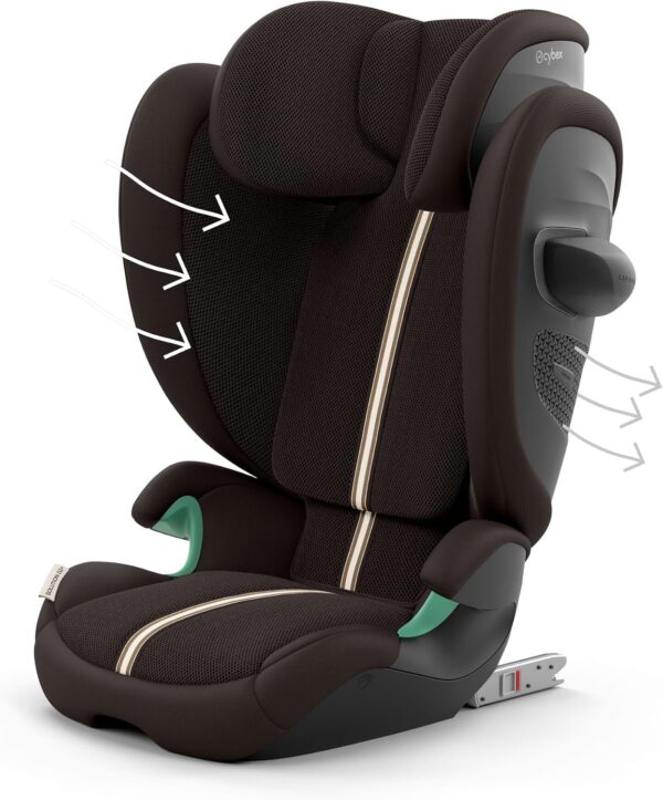 Cybex Solution G2 I-Fix PLUS autokrēsliņš bērniem 100-150cm krāsa Chocolate Brown