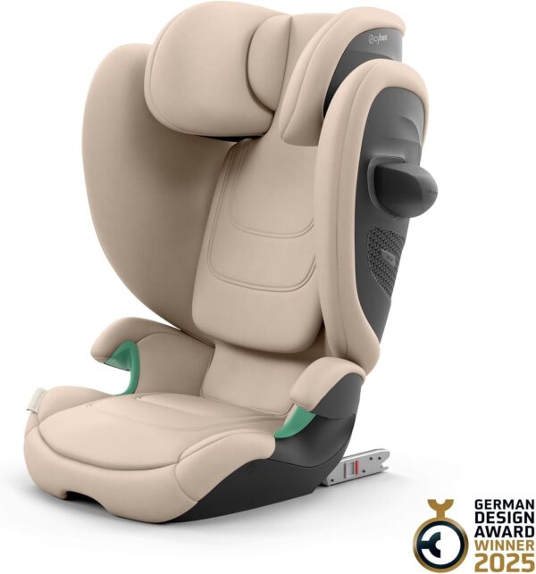 Cybex Solution G2 I-Fix autokrēsliņš bērniem 100-150cm krāsa Almond Beige