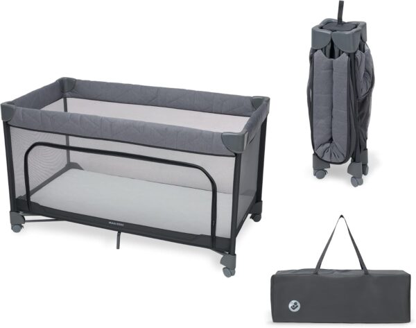 Maxi Cosi MERLIN bērnu ceļojuma gultiņa krāsa ELEGANCE GRAPHITE
