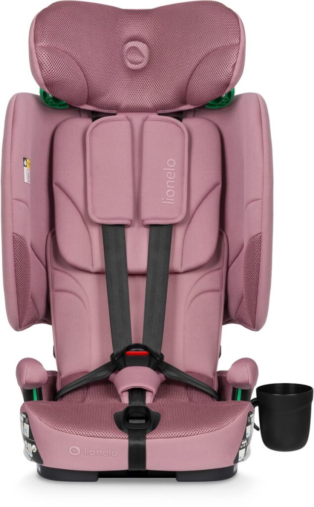 Lionelo Nelly I-Size salokāms autokrēsliņš bērniem 76-150cm krāsa Pink Mauve