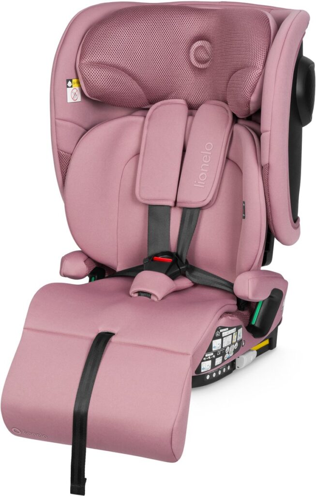 Lionelo Nelly I-Size salokāms autokrēsliņš bērniem 76-150cm krāsa Pink Mauve
