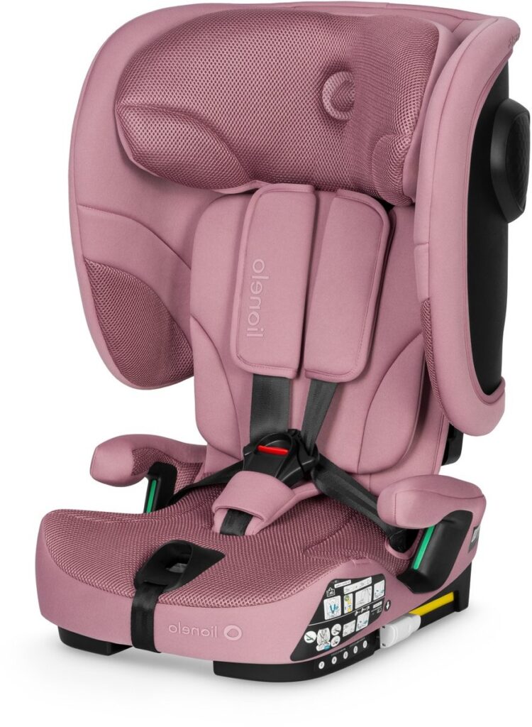 Lionelo Nelly I-Size salokāms autokrēsliņš bērniem 76-150cm krāsa Pink Mauve