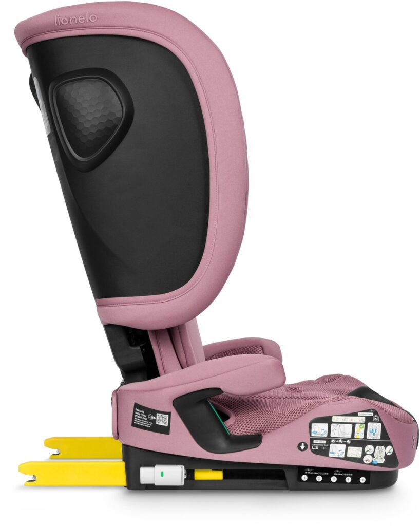 Lionelo Nelly I-Size salokāms autokrēsliņš bērniem 76-150cm krāsa Pink Mauve