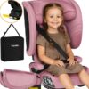 Lionelo ORIN I-Size salokāms autokrēsliņš bērniem 100-150cm krāsa Pink Mauve