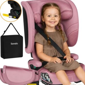 Lionelo ORIN I-Size salokāms autokrēsliņš bērniem 100-150cm krāsa Pink Mauve
