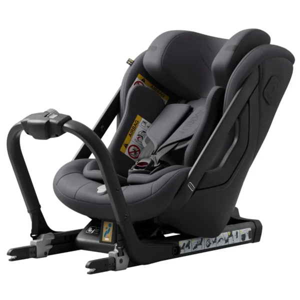 Axkid ONE 3 pretskata autokrēsliņš bērniem 61-125cm krāsa Arctic Mist Grey