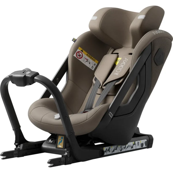 Axkid ONE 3 pretskata autokrēsliņš bērniem 61-125cm krāsa Driftwood Beige