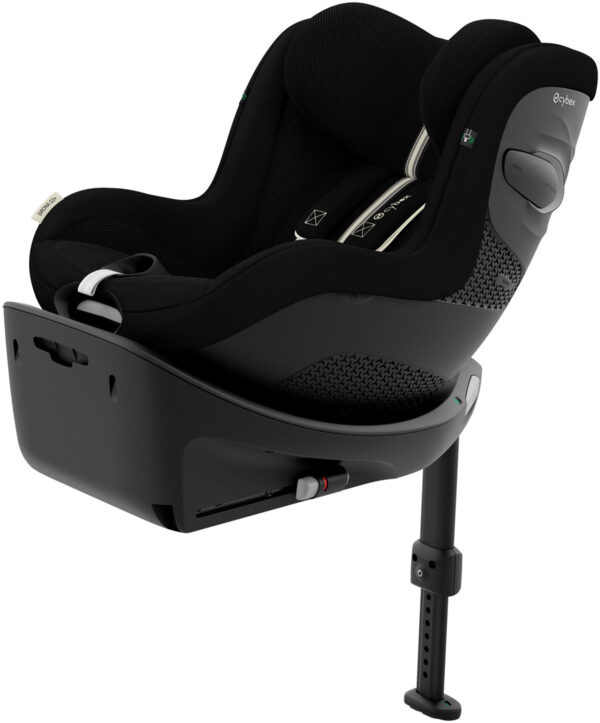 Cybex Sirona G3 PLUS sēžamā daļa bērniem 61-105cm krāsa Moon Black + Base G3 rotējoša Isofix bāze