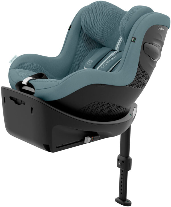 Cybex Sirona G3 PLUS sēžamā daļa bērniem 61-105cm krāsa Stormy Blue +Base G3 rotējoša Isofix bāze