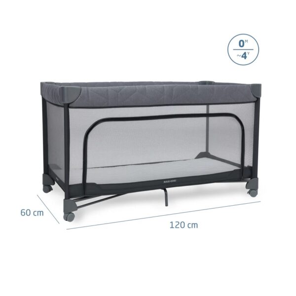 Maxi Cosi MERLIN bērnu ceļojuma gultiņa krāsa ELEGANCE GRAPHITE