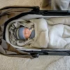 Lodger Bunker Mini guļammaiss autokrēsliņam Teddy freece krāsa Storm