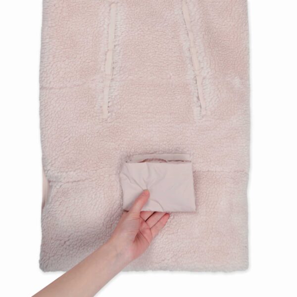 Lodger Wrapper mazuļu ietinamā sedziņa TEDDY krāsa POWDER