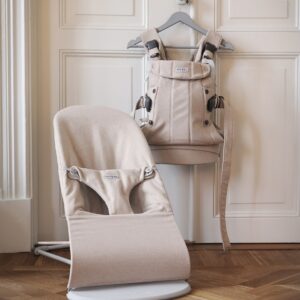 BabyBjorn BLISS šūpuļkrēsls mazuļiem 0-13kg krāsa Light Beige Melange Woven