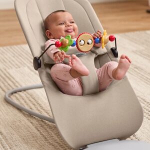 BabyBjorn BEGIN šūpuļkrēsls mazuļiem 0-9kg krāsa Sand Grey Brushed Woven