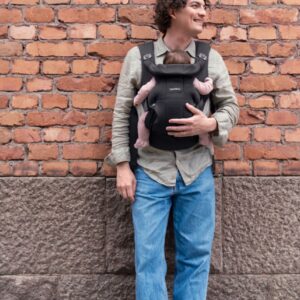 BabyBjorn HOLD ergosoma mazuļiem 0-18mēn. krāsa Black Airy Mesh