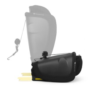 Kinderkraft Fix2Go I-Size salokāms autokrēsliņš bērniem 76-150cm krāsa Black