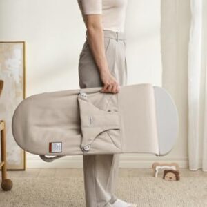 BabyBjorn BLISS šūpuļkrēsls mazuļiem 0-13kg krāsa Light Beige Melange Woven