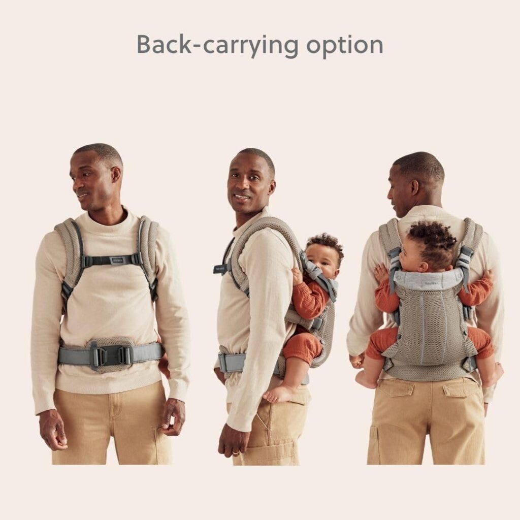BabyBjorn HOLD ergosoma mazuļiem 0-18mēn. krāsa Brushed Woven Light Green
