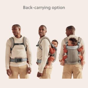 BabyBjorn HOLD ergosoma mazuļiem 0-18mēn. krāsa Brushed Woven Light Green