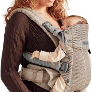 BabyBjorn HOLD ergosoma mazuļiem 0-18mēn. krāsa Brushed Woven Light Green